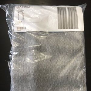 IKEA Heather Gray Blackout Curtains